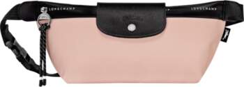 Longchamp Logo Button Closure Recycled Polyamide