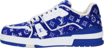 Louis Vuitton Trainer Sneaker `Blue Monogram