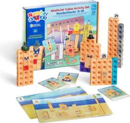 Math Cubes 21-30 MathLink Cubes Numberblocks