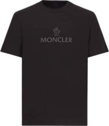 Moncler Printed Round Neck Pullover Straight