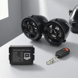 Motorcycle Speakers with Controller Glossy ATV