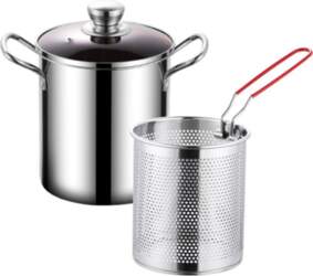 Multi-functional 304 Stainless Steel Deep Frying