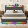 Multifunctional Smart Upholstered Bed Frame Color