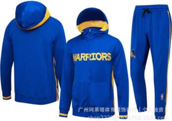 NBA winter long pull hooded jersey