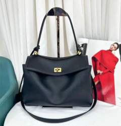 Oversized Soft Leather Tote Bag With