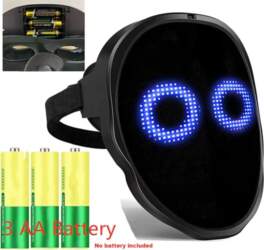 Party LED Light up Mask Gesture