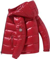Plus Size Winter Shiny Puffer Bubble