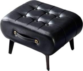 PU Leather Footstool Portable Sofa Tea