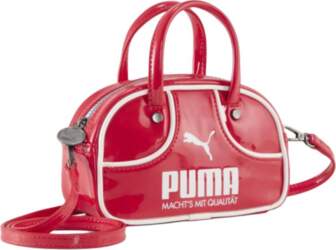 PUMA Silver Hardware Bowling Bag, Shoulder