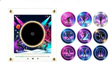 Rotating Disc Music Box Night Light