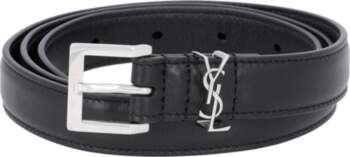 Saint Laurent Cassandra Monogram Square Silver