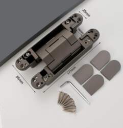 Silent Close Hydraulic Adjustable Hinge Invisible