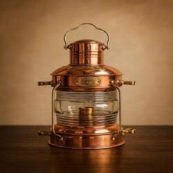 Solid Copper Brass Anchor Table Lamp