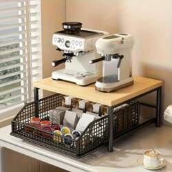 Space-Saving Kitchen Countertop Organizer with Drawer