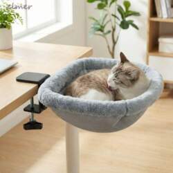 Sunken Design Cat Desk Hammock Space-Saving