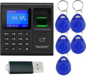 Time Attendance Machine Fingerprint Password Time
