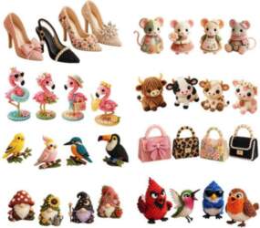 Tiny 3D Beaded Animal DIY Kit