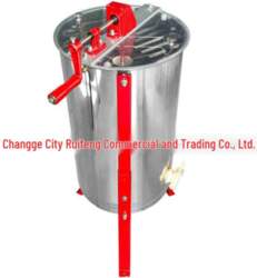 Triple-Frame Honey Extractor with Adjustable Bracket