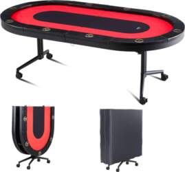 VEVOR 10 Player Foldable Poker Table