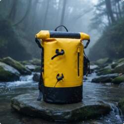 Waterproof RollTop Backpack Large Capacity Rafting