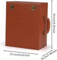 Wine Presentation Case Textured 6-Bottle Box