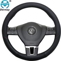 100% DERMAY zīmola ādas auto stūres