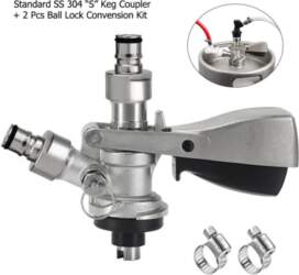 100% Stainless Steel  S  Type Keg