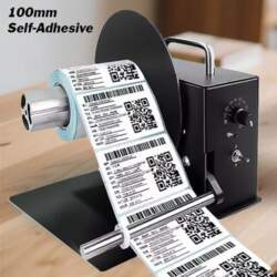 100mm Automatic Label Rewinder Self-Adhesive Barcode