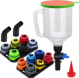 18 Pieces Engine Oil Funnel Kit