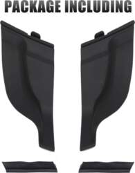 1Pair Front Windshield Wiper Side Cowl