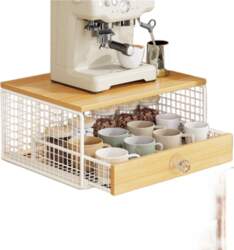 1PC Coffee Machine Shelf 2 Tier