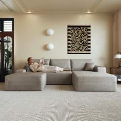 270cm Boneless Modular Corner Sofa, with