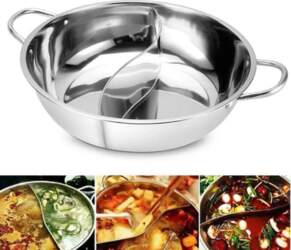 28cm Chinese Pot Hot Shabu Divider