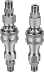 2 Set Hydraulic Quick Connect Adapter