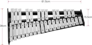 32 Notes Glockenspiel Percussion Instrument with