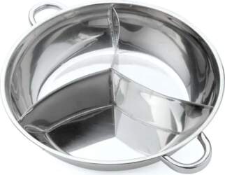 34cm Stainless Steel Hot Pot Three