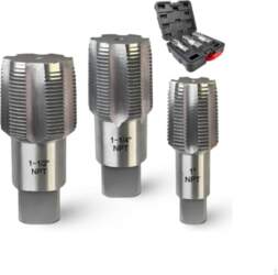 3 Pieces NPT Pipe Tap Set