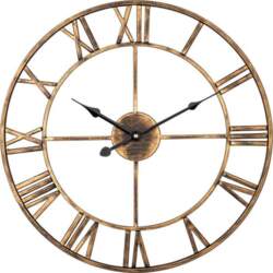 3D Roman Numerals Clock Iron Art