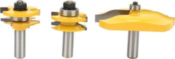 3pcs Milling Cutter Raised Panel Router