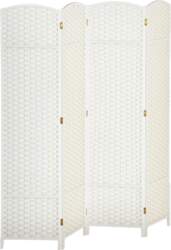 4-Panel Room Divider, Foldable Privacy Screen