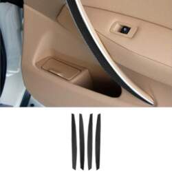 4Pcs Carbon Fiber Interior Door Pull