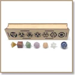 7 Chakra Sacred Geometry Set Platonic
