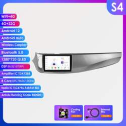 9 collu Carplay 4G 2 Din