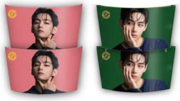 [2+2 komplekts] Oficiāls BTS V x