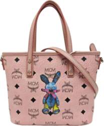 [Pre-Owned] Anya Mini Pink Coated Canvas