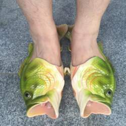 Apavu pāris Creative Handmade Fish Shape