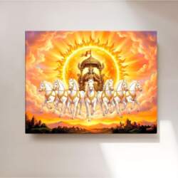ArtX Canvas Surya Dev With 7