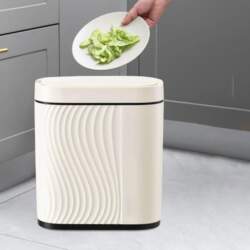 Automatic Touchless Garbage Can Smart Induction