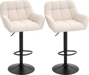 Bar Stool Set of 2, Retro
