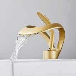 Bathroom Basin Taps Single Handle Waterfall